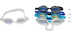 Очки для плавания Fox HJ-502MМ взрослые многоцветные зеркальные голубой