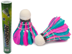 Волан перо 555 (420) цветной 1/12