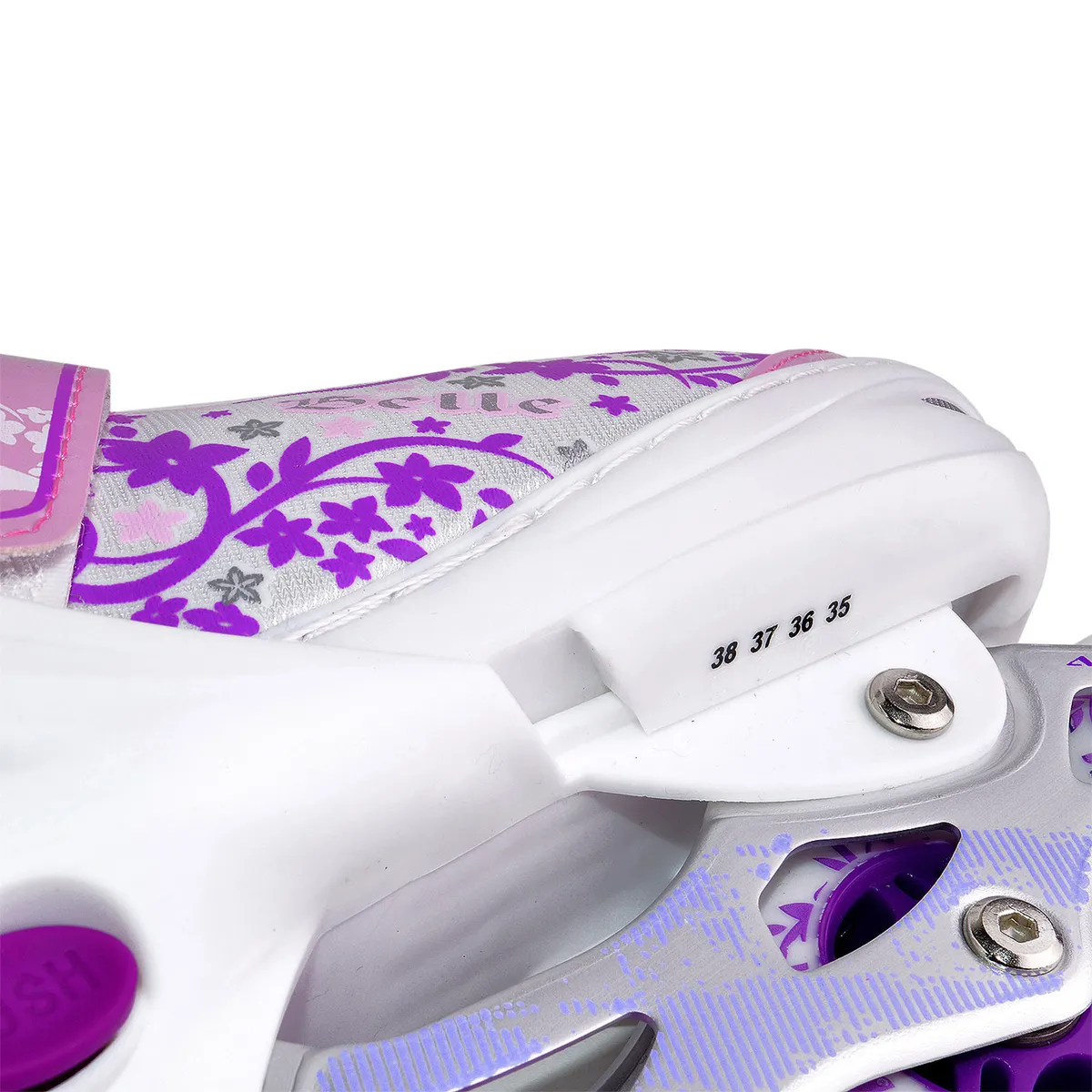 Реальное фото Коньки роликовые Bell violet от магазина СпортСЕ