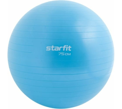 Фитбол 75 см StarFit GB-108 1200 гр антивзрыв синий пастель УТ-00020577 Фитбол 75 см StarFit GB-108 1200 гр антивзрыв синий пастель УТ-00020577