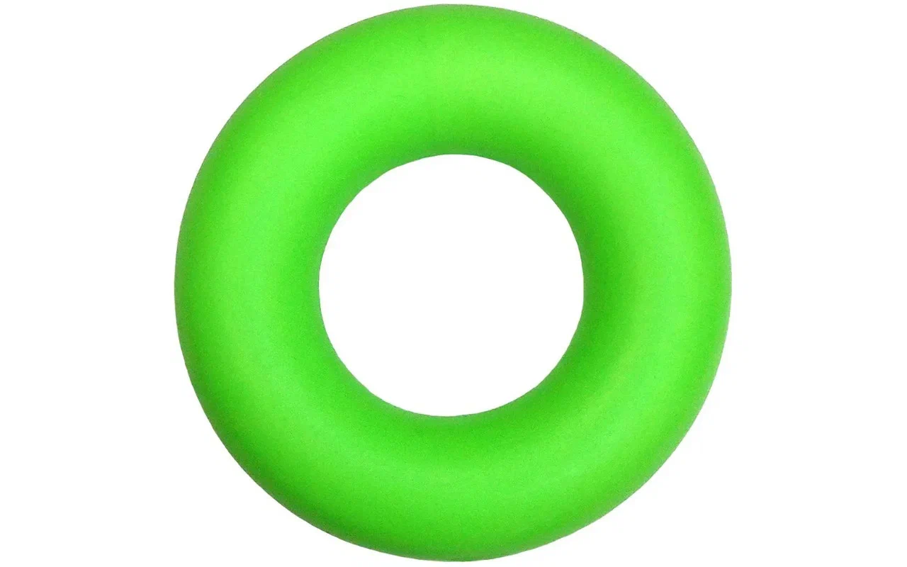 Реальное фото Эспандер кистевой 40кг Fortius Neon зеленый H180701-40FG от магазина СпортСЕ