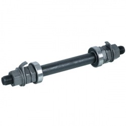 Ось с пром. подшипниками для втулок SF A03F 28H; O.L.D. 100мм; AXLE S45C 3/8"; под эксентрик Х99027 Ось с пром. подшипниками для втулок SF A03F 28H; O.L.D. 100мм; AXLE S45C 3/8"; под эксентрик Х99027