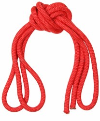 Скакалка гимнастическая утяж. Indigo 2.5 м 150 г красная