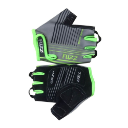 Перчатки Fuzz Race Line детские лайкра серо-неоновый зеленый р.8/L (для 6-8лет)