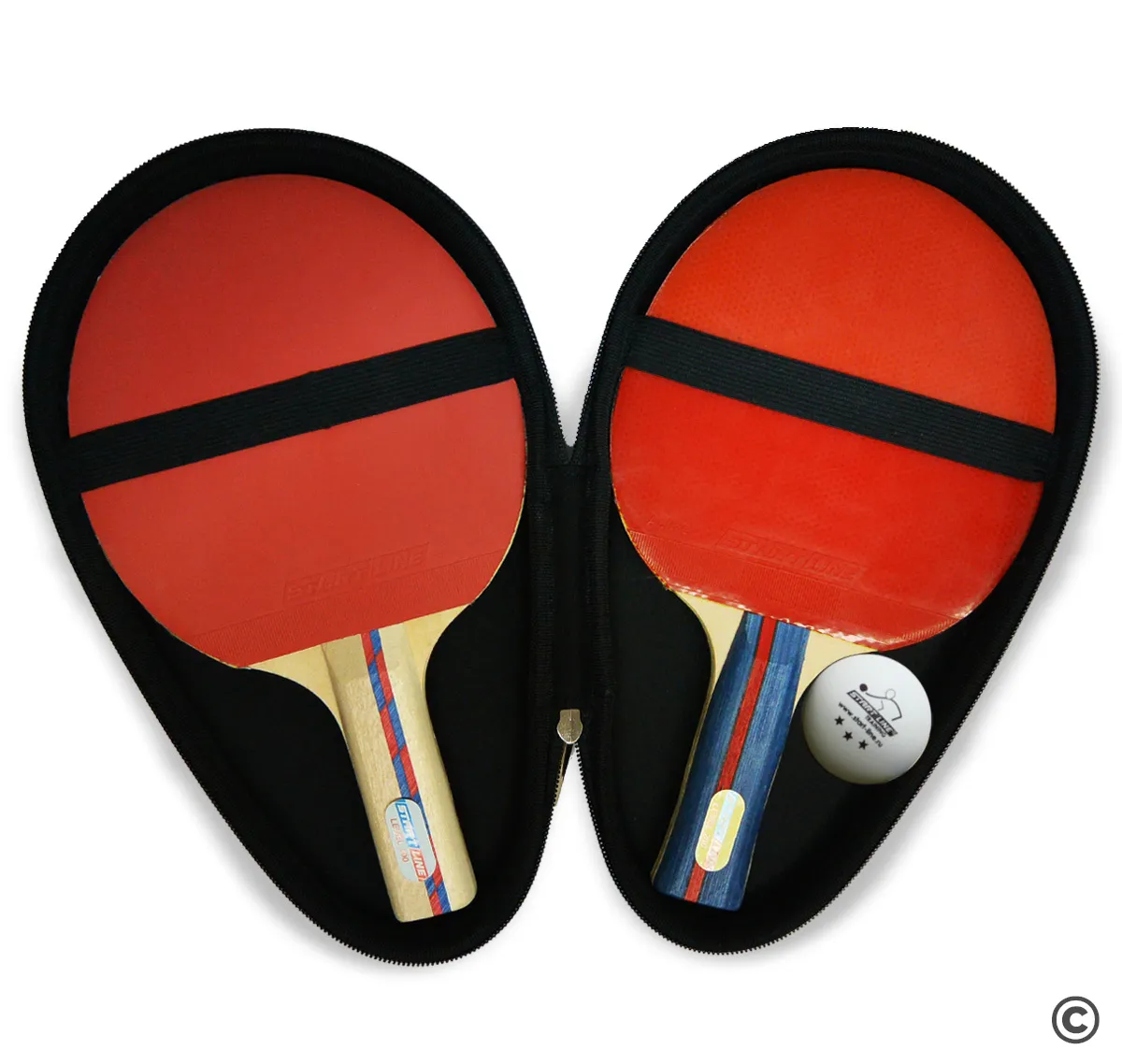 Реальное фото Чехол для теннисной ракетки Start Line формованный красный SL от магазина СпортСЕ