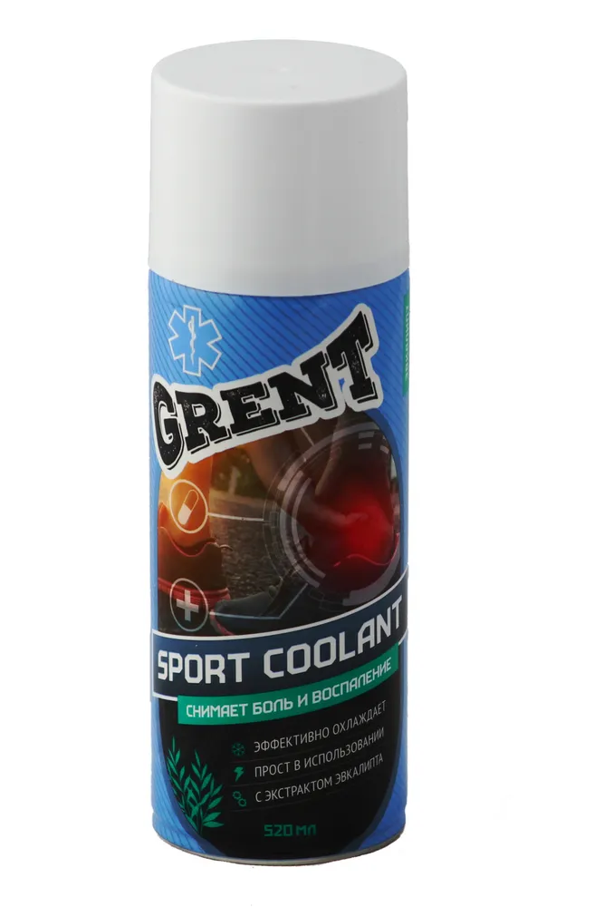 Реальное фото Заморозка охлаждающая Grent Coolant с эвкалиптом спрей 520 мл 40991 от магазина СпортСЕ