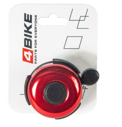 Звонок 4Bike BB3204-Red латунь d-52мм красный