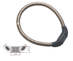 Замок TBS Tonyon 22ммх1200мм с кодом NTB17089