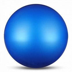 Мяч для художественной гимнастики 15 см 300 г Indigo металлик синий IN315