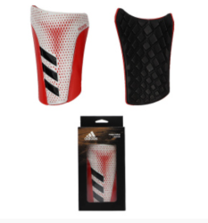 Щитки футбольные Predator красно-белый