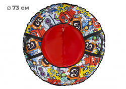 Тюбинг-ватрушка Тяни-Толкай 73см оксфорд ROBOT (С камерой)