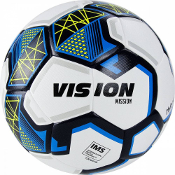 Мяч футбольный Torres Vision Mission №5 бел-синий FV321075