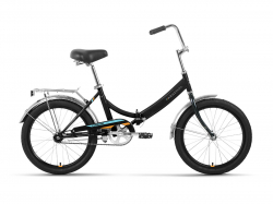 Велосипед Forward Arsenal 20 1.0 скл. (2022) черный/оранжевый  RBK22FW20525