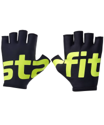 Перчатки StarFit WG-102 черный/ярко-зеленый УТ-00020810