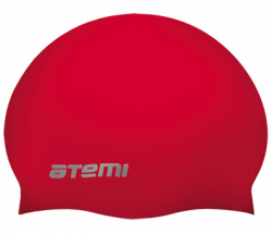Шапочка для плавания Atemi SC309 Jr силикон красная