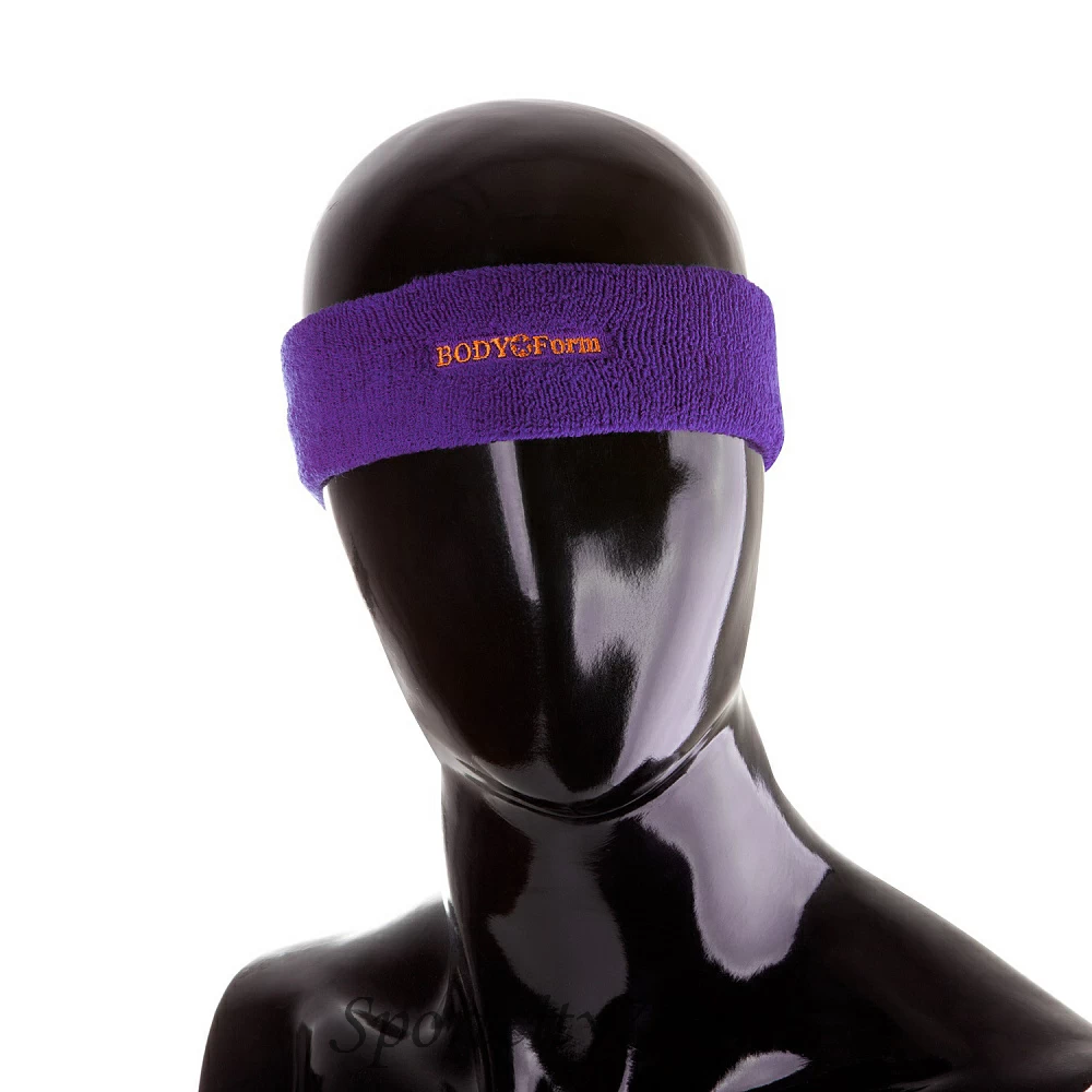 Реальное фото Повязка на голову BF-003 фиолетовый от магазина СпортСЕ