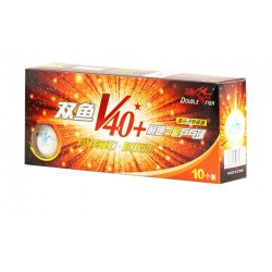 Мяч для настольного тенниса Double Fish 1зв. Volant 40+ V201F