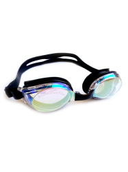 Очки для плавания Fox HJ-504MМ взрослые многоцветные зеркальные черный