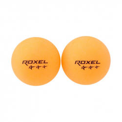 Мяч для настольного тенниса Roxel 3* Prime оранжевый 6шт УТ-00015365
