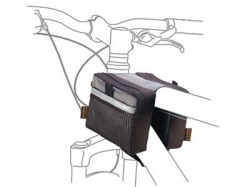 Велосумка на раму SH-15 передняя чёрн/серый