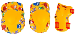 Защита ролик. Safe fit kids 1.0 yellow