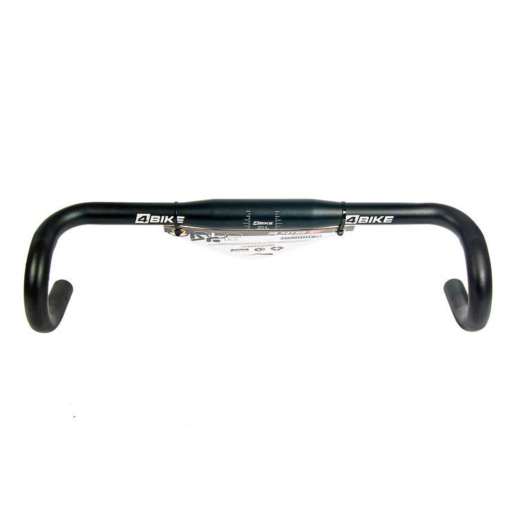 Руль 4Bike алюминиевый шоссейный DR-AL-210BT W:440 d-31.8 индивидуальная упаковка чёрный ARV000013 Реальное фото Руль 4Bike алюминиевый шоссейный DR-AL-210BT W:440 d-31.8 индивидуальная упаковка чёрный ARV000013 от магазина СпортСЕ