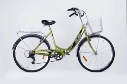 Велосипед Black Aqua Street Beat 26" 6s (РФ) зеленый YF-709VTR
