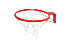 Кольцо баскетбольное №3 d=295мм с упором и сеткой