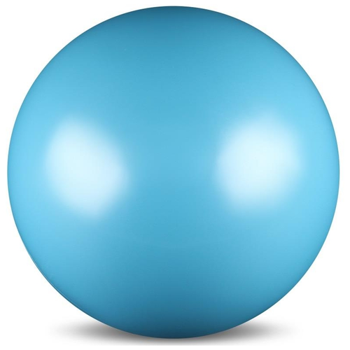 Реальное фото Мяч для художественной гимнастики 15 см 280 гр голубой AB2803 от магазина СпортСЕ