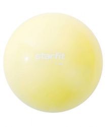 Медбол 1 кг StarFit Core GB-703  желтый пастель УТ-00018928