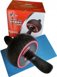 Ролик д/пресса широкий 19см Ab-Carver / Iron Gym ABS в комплекте с ковриком под колени C28933 Ролик д/пресса широкий 19см Ab-Carver / Iron Gym ABS в комплекте с ковриком под колени C28933