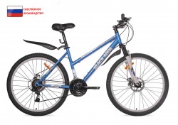 Велосипед Black Aqua Cross 1651 D matt 26" (РФ) голубой GL-307DTR