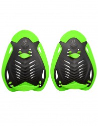 Лопатки для плавания Mad Wave Ergo L black/green M0747 02 3 00W