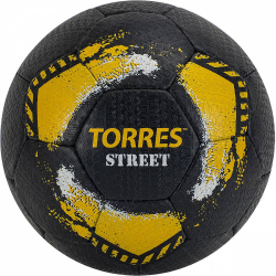 Мяч футбольный Torres Street №5 32 п. рез. руч. сшив. чер-желтый F020225 Мяч футбольный Torres Street №5 32 п. рез. руч. сшив. чер-желтый F020225