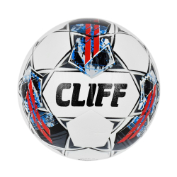 Мяч футбольный Cliff 2527 №5 PU клееный бело-красно-синий