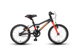 Велосипед детский HORST Sturm 16 2021 Чёрно-оранжево-красный