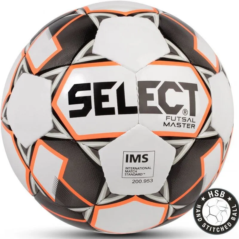Реальное фото Мяч футзальный Select Futsal Master №4 бел-оранж-черн 852508.061 от магазина СпортСЕ