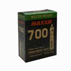 Камера 700 * 23/32C Maxxis Welter Weight (23/32-622) 0.8 LFVSEP60 EIB00136200 Камера 700 * 23/32C Maxxis Welter Weight (23/32-622) 0.8 LFVSEP60 EIB00136200