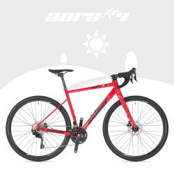 Велосипед AUTHOR Aura XR 4 2025 Красно-чёрный