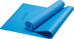 Коврик для йоги StarFit FM-101 PVC 173x61x0,8 см темно-синий УТ-00018906