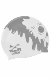 Шапочка для плавания Mad Wave Mummy юниорская white M0570 07 0 02W