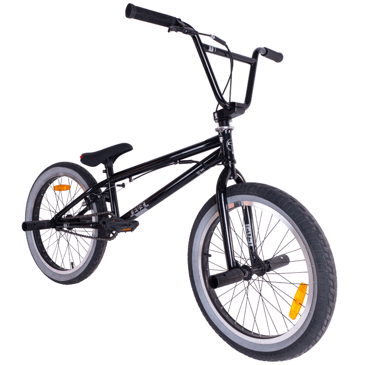  Велосипед BMX TechTeam Level 20" (2024) чёрный по низким ценам в Томске и Северске