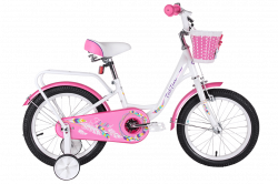 Велосипед TechTeam Firebird 20" бело-розовый (сталь)