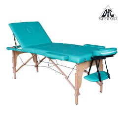 Массажный стол DFC NIRVANA, Relax Pro, дерев. ножки, цвет зеленый (Green) Массажный стол DFC NIRVANA, Relax Pro, дерев. ножки, цвет зеленый (Green)