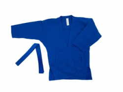 Куртка для самбо Нужный спорт Training синий NS.КСВ