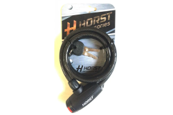 Замок Horst 10х1200мм автом. на ключе с защитой черный  09-100162