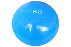 Медбол 1 кг MB1 E41876 d-12см голубой