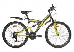 Велосипед Black Aqua Mount 1641 V 26" хаки-лимонный GL-308V