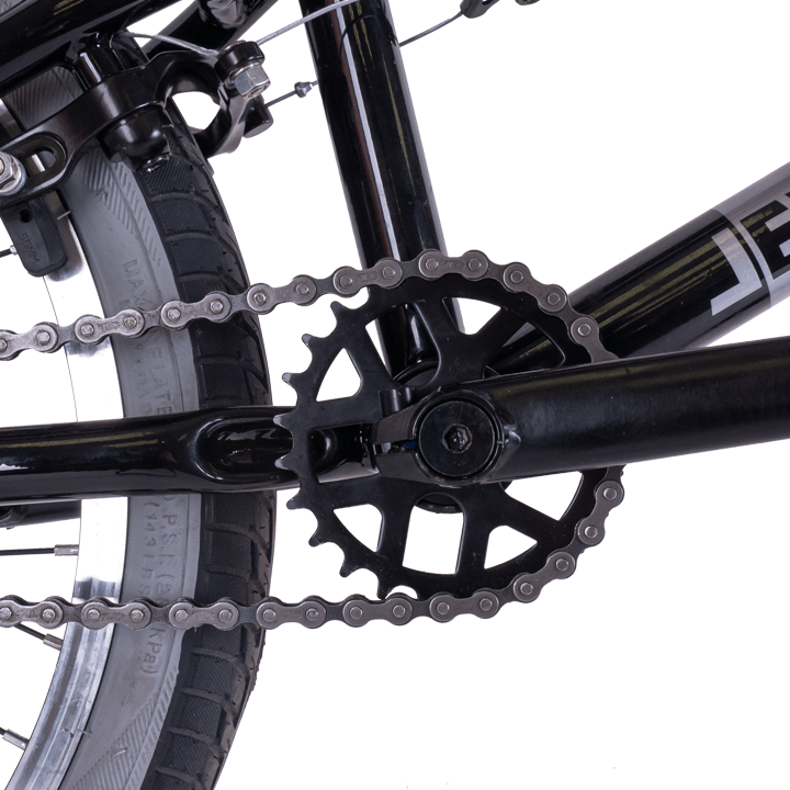  Велосипед BMX TechTeam Level 20" (2024) чёрный по низким ценам в Томске и Северске