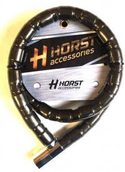 Замок Horst 22х1200мм на ключе черный 09-100257
